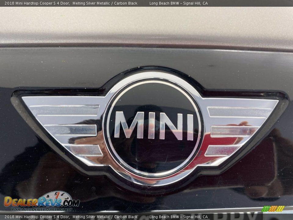 2018 Mini Hardtop Cooper S 4 Door Melting Silver Metallic / Carbon Black Photo #10