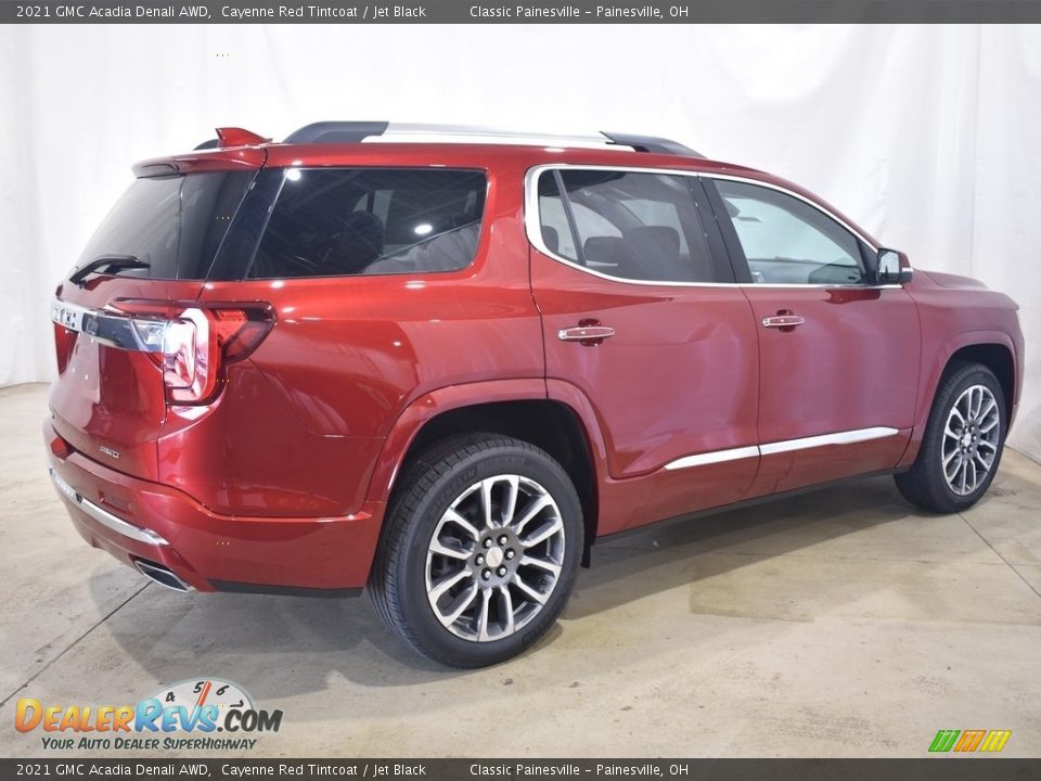 2021 GMC Acadia Denali AWD Cayenne Red Tintcoat / Jet Black Photo #2