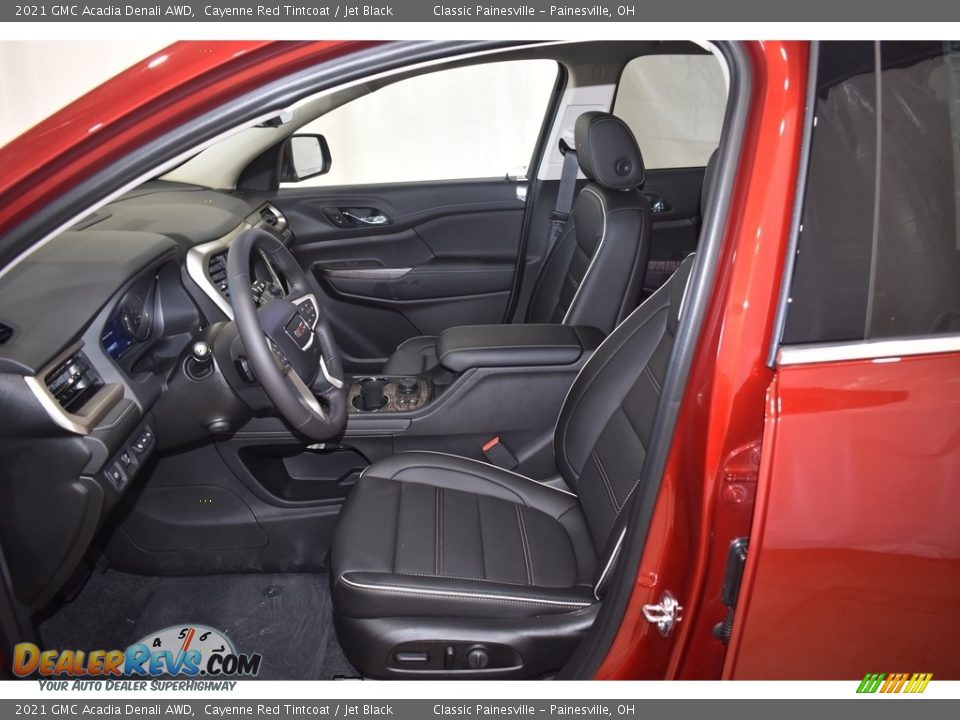 2021 GMC Acadia Denali AWD Cayenne Red Tintcoat / Jet Black Photo #7