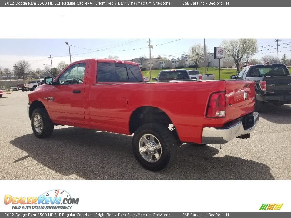 2012 Dodge Ram 2500 HD SLT Regular Cab 4x4 Bright Red / Dark Slate/Medium Graystone Photo #2