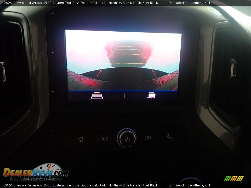 2020 Chevrolet Silverado 1500 Custom Trail Boss Double Cab 4x4 Northsky Blue Metallic / Jet Black Photo #2
