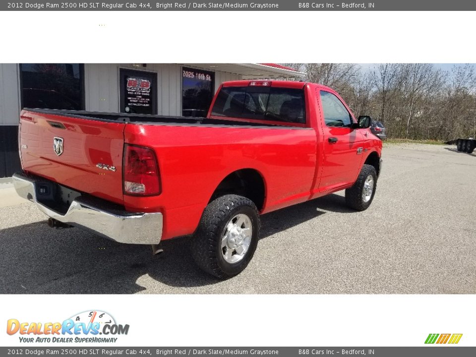 2012 Dodge Ram 2500 HD SLT Regular Cab 4x4 Bright Red / Dark Slate/Medium Graystone Photo #4