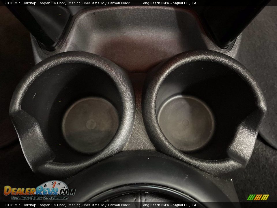2018 Mini Hardtop Cooper S 4 Door Melting Silver Metallic / Carbon Black Photo #26