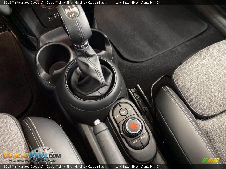 2018 Mini Hardtop Cooper S 4 Door Melting Silver Metallic / Carbon Black Photo #27