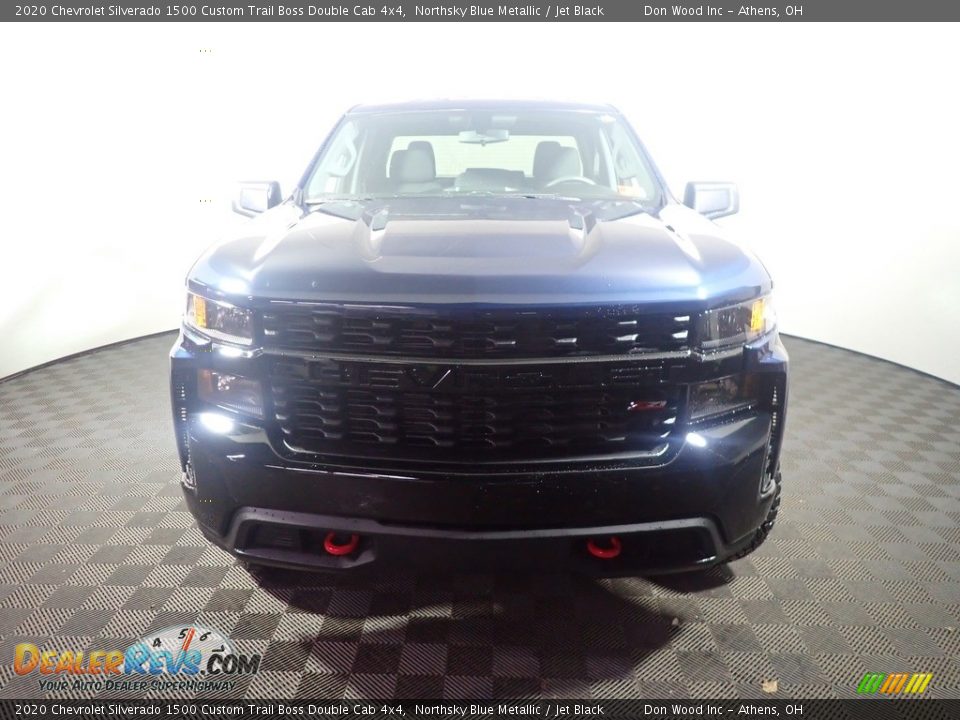 2020 Chevrolet Silverado 1500 Custom Trail Boss Double Cab 4x4 Northsky Blue Metallic / Jet Black Photo #5