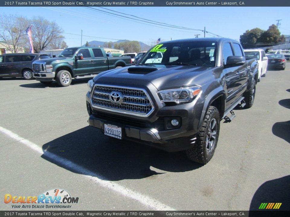 2017 Toyota Tacoma TRD Sport Double Cab Magnetic Gray Metallic / TRD Graphite Photo #3