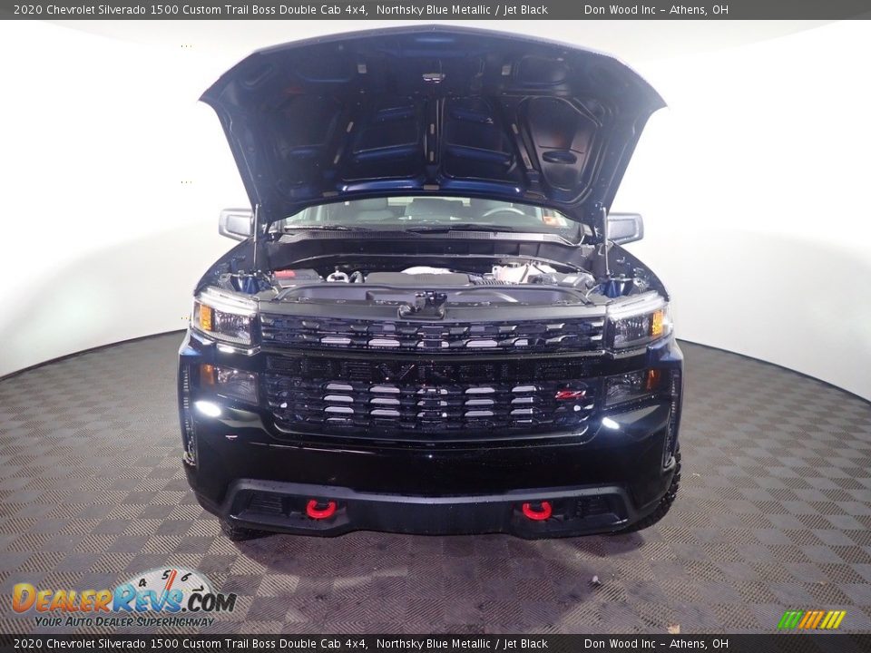 2020 Chevrolet Silverado 1500 Custom Trail Boss Double Cab 4x4 Northsky Blue Metallic / Jet Black Photo #6