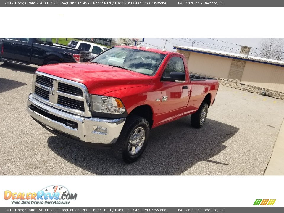 2012 Dodge Ram 2500 HD SLT Regular Cab 4x4 Bright Red / Dark Slate/Medium Graystone Photo #8