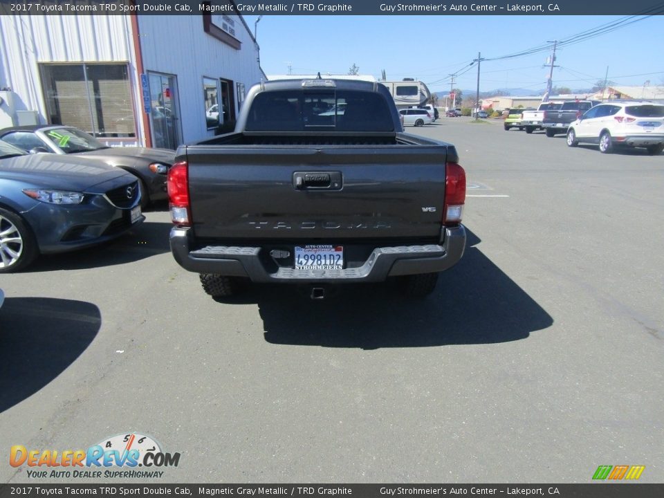 2017 Toyota Tacoma TRD Sport Double Cab Magnetic Gray Metallic / TRD Graphite Photo #5