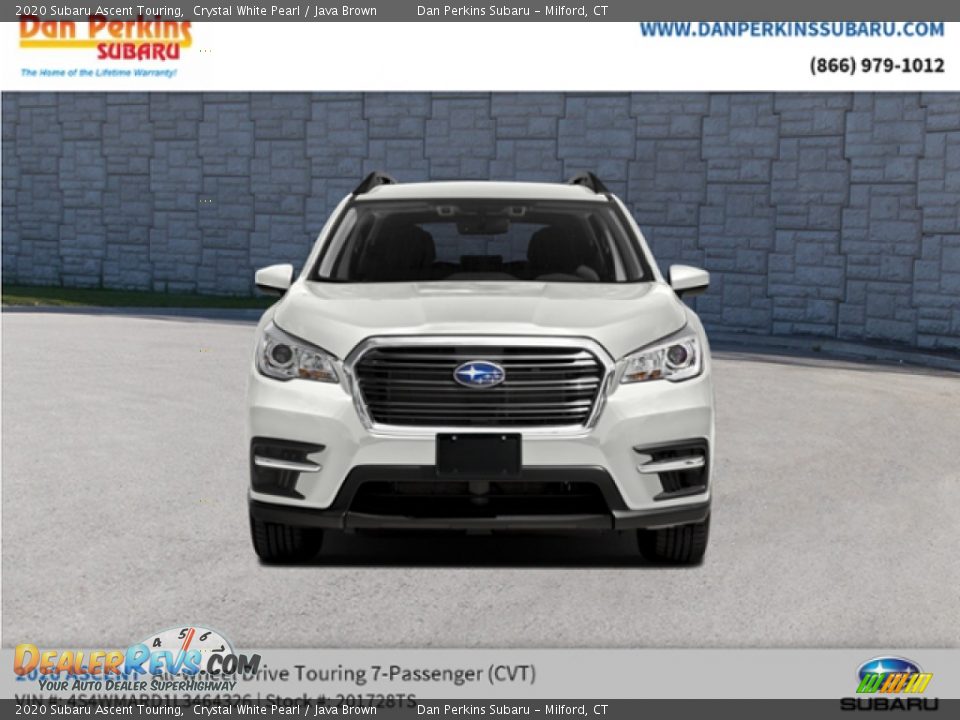 2020 Subaru Ascent Touring Crystal White Pearl / Java Brown Photo #7