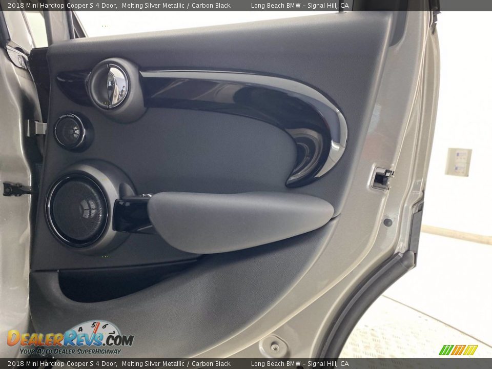2018 Mini Hardtop Cooper S 4 Door Melting Silver Metallic / Carbon Black Photo #34