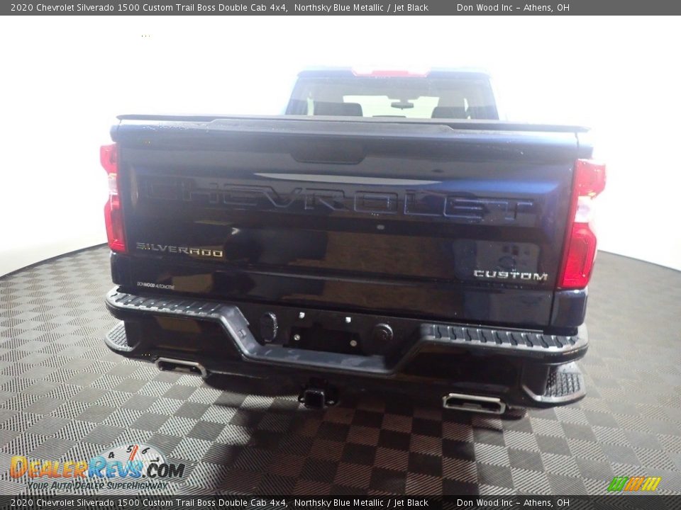 2020 Chevrolet Silverado 1500 Custom Trail Boss Double Cab 4x4 Northsky Blue Metallic / Jet Black Photo #13