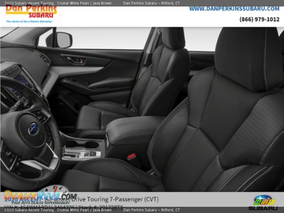2020 Subaru Ascent Touring Crystal White Pearl / Java Brown Photo #11