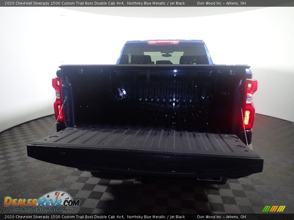 2020 Chevrolet Silverado 1500 Custom Trail Boss Double Cab 4x4 Northsky Blue Metallic / Jet Black Photo #14
