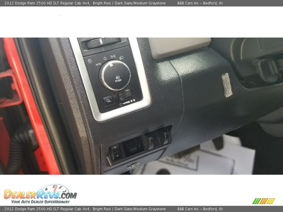Controls of 2012 Dodge Ram 2500 HD SLT Regular Cab 4x4 Photo #17