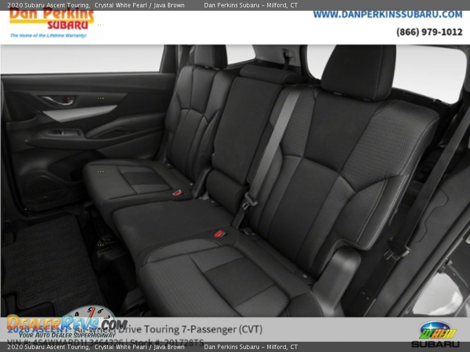 2020 Subaru Ascent Touring Crystal White Pearl / Java Brown Photo #13