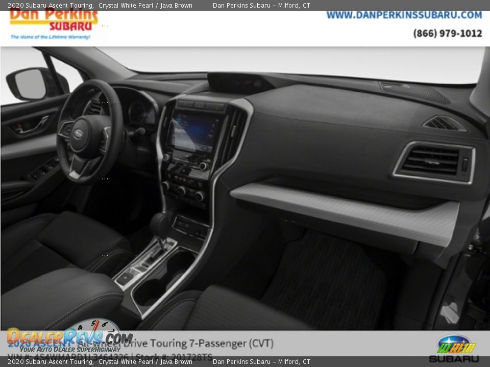 2020 Subaru Ascent Touring Crystal White Pearl / Java Brown Photo #14
