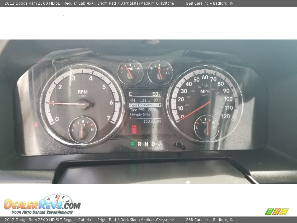 2012 Dodge Ram 2500 HD SLT Regular Cab 4x4 Gauges Photo #18