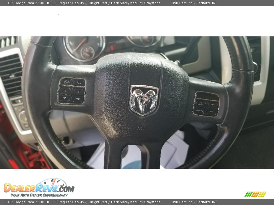 2012 Dodge Ram 2500 HD SLT Regular Cab 4x4 Steering Wheel Photo #22