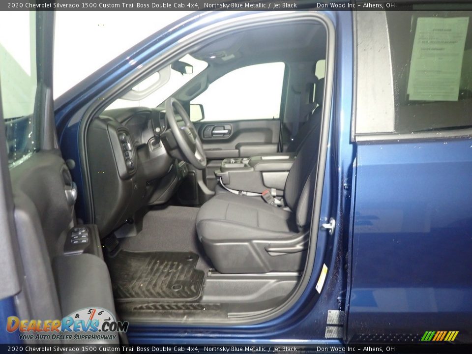 2020 Chevrolet Silverado 1500 Custom Trail Boss Double Cab 4x4 Northsky Blue Metallic / Jet Black Photo #21