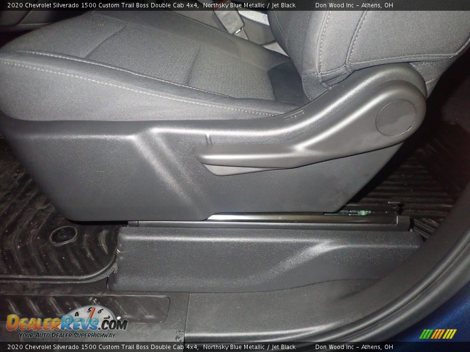 2020 Chevrolet Silverado 1500 Custom Trail Boss Double Cab 4x4 Northsky Blue Metallic / Jet Black Photo #22