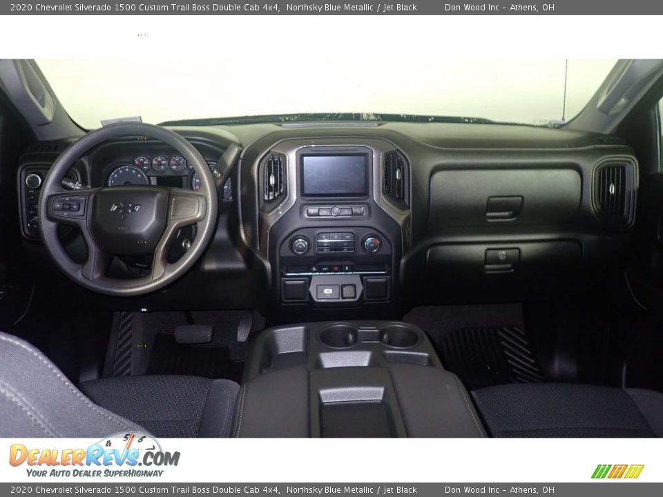 2020 Chevrolet Silverado 1500 Custom Trail Boss Double Cab 4x4 Northsky Blue Metallic / Jet Black Photo #23