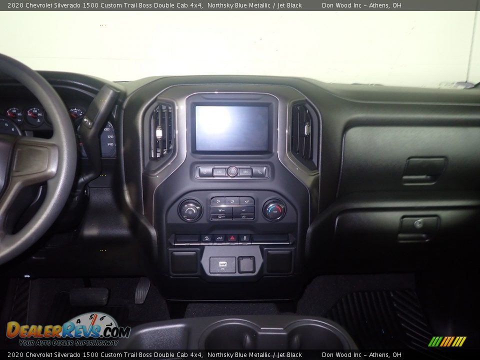 2020 Chevrolet Silverado 1500 Custom Trail Boss Double Cab 4x4 Northsky Blue Metallic / Jet Black Photo #24