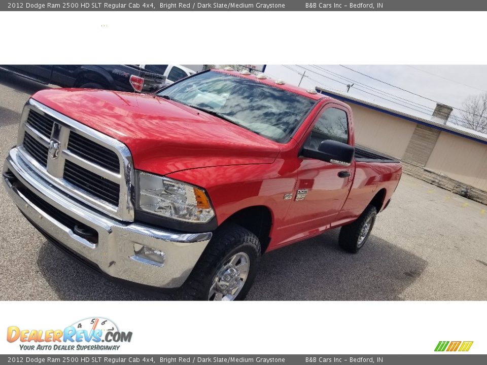 2012 Dodge Ram 2500 HD SLT Regular Cab 4x4 Bright Red / Dark Slate/Medium Graystone Photo #27