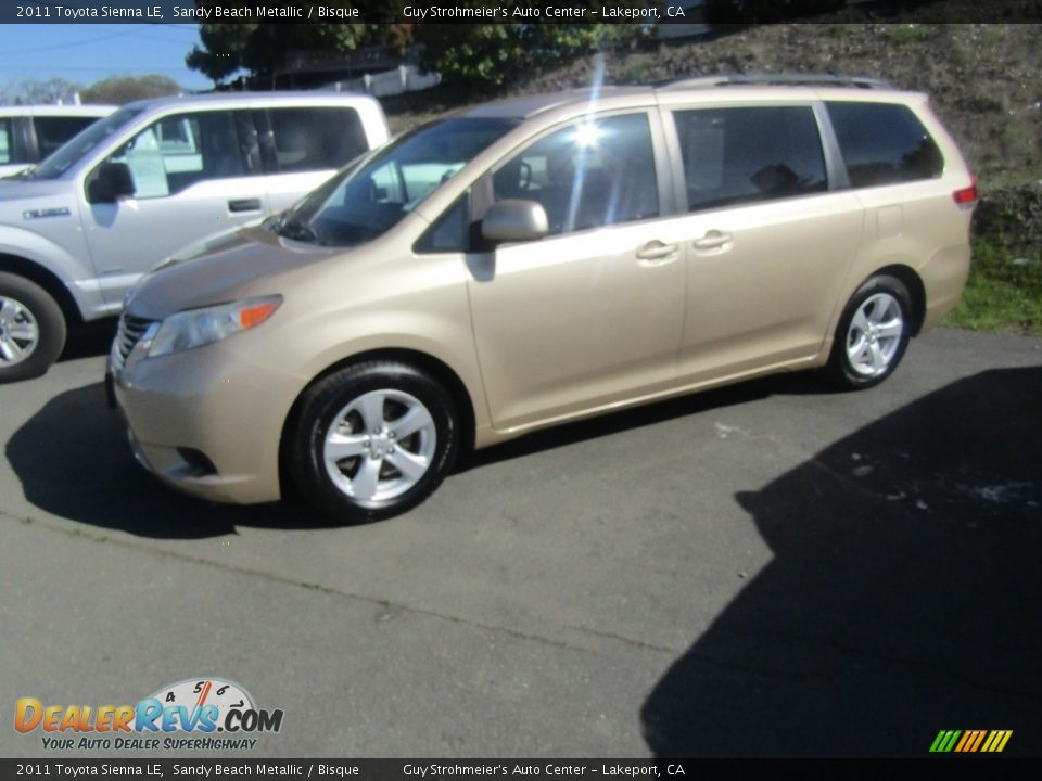 2011 Toyota Sienna LE Sandy Beach Metallic / Bisque Photo #4