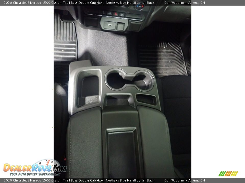 2020 Chevrolet Silverado 1500 Custom Trail Boss Double Cab 4x4 Northsky Blue Metallic / Jet Black Photo #31