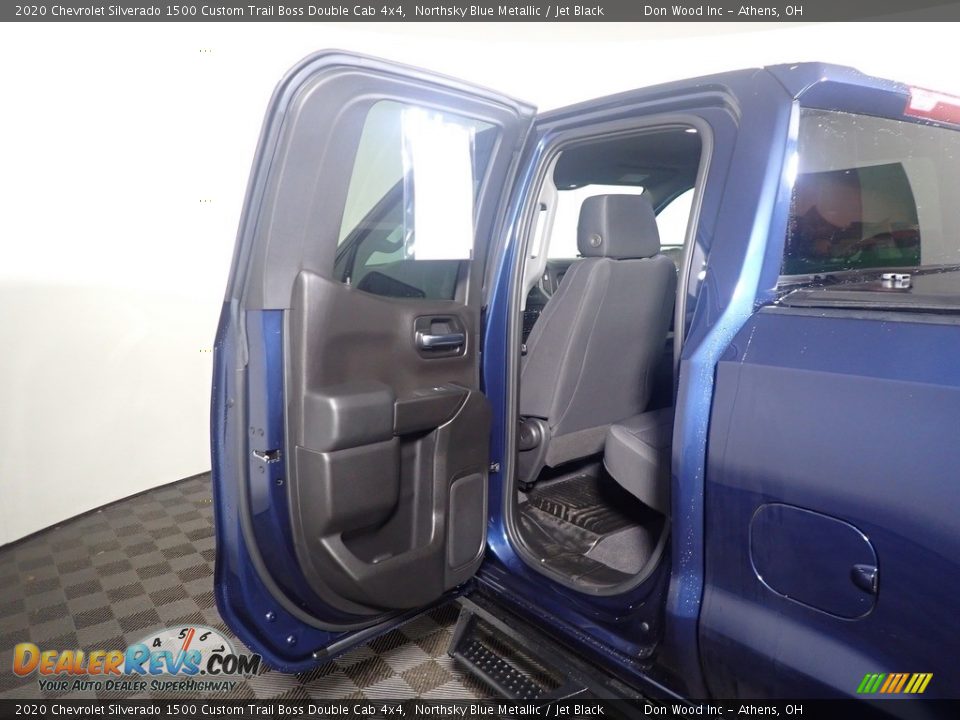 2020 Chevrolet Silverado 1500 Custom Trail Boss Double Cab 4x4 Northsky Blue Metallic / Jet Black Photo #32