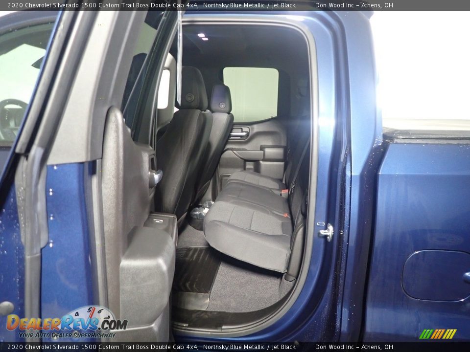 2020 Chevrolet Silverado 1500 Custom Trail Boss Double Cab 4x4 Northsky Blue Metallic / Jet Black Photo #33