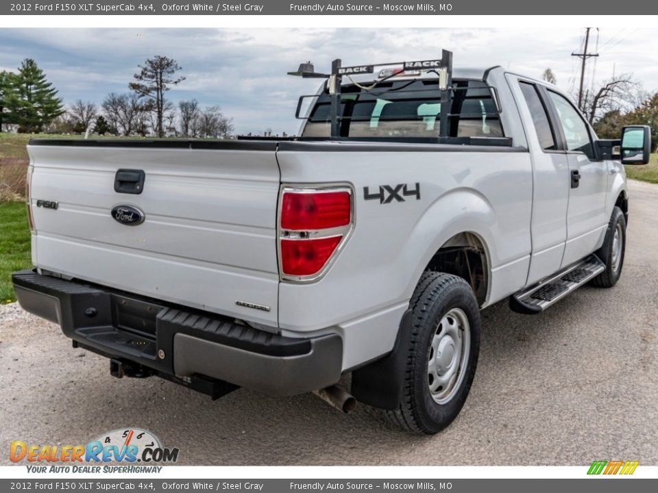 2012 Ford F150 XLT SuperCab 4x4 Oxford White / Steel Gray Photo #4