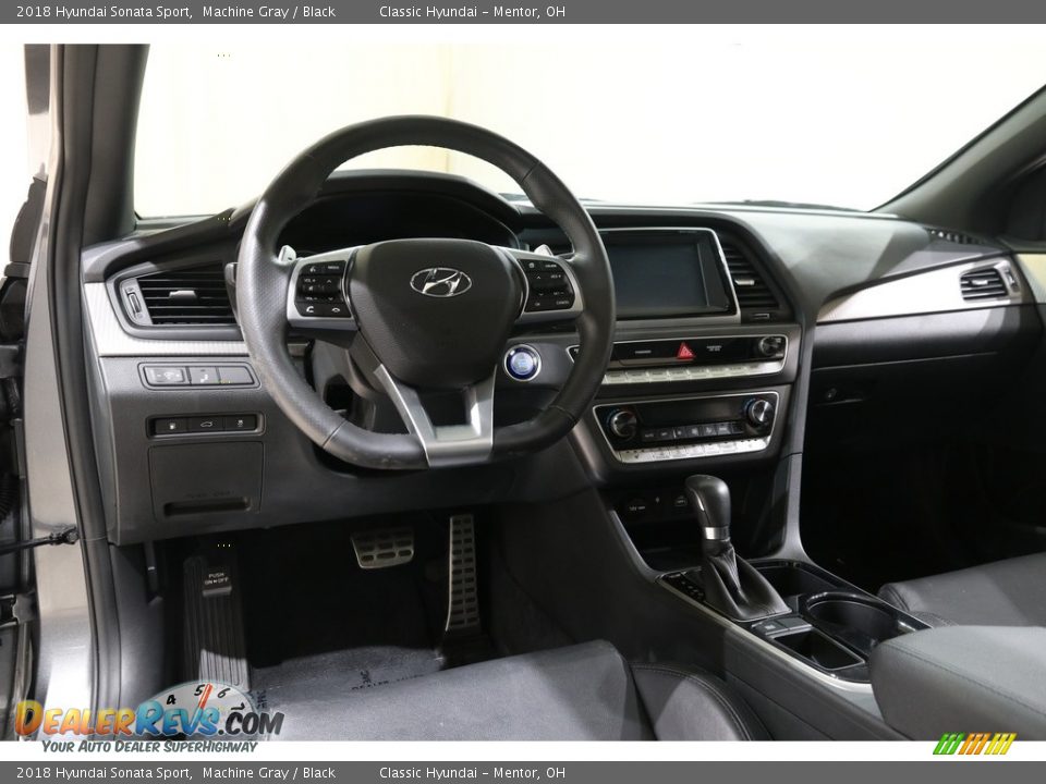 2018 Hyundai Sonata Sport Machine Gray / Black Photo #6