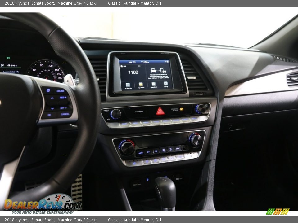 2018 Hyundai Sonata Sport Machine Gray / Black Photo #9