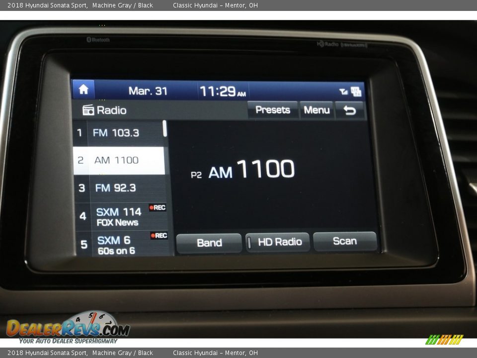 2018 Hyundai Sonata Sport Machine Gray / Black Photo #10