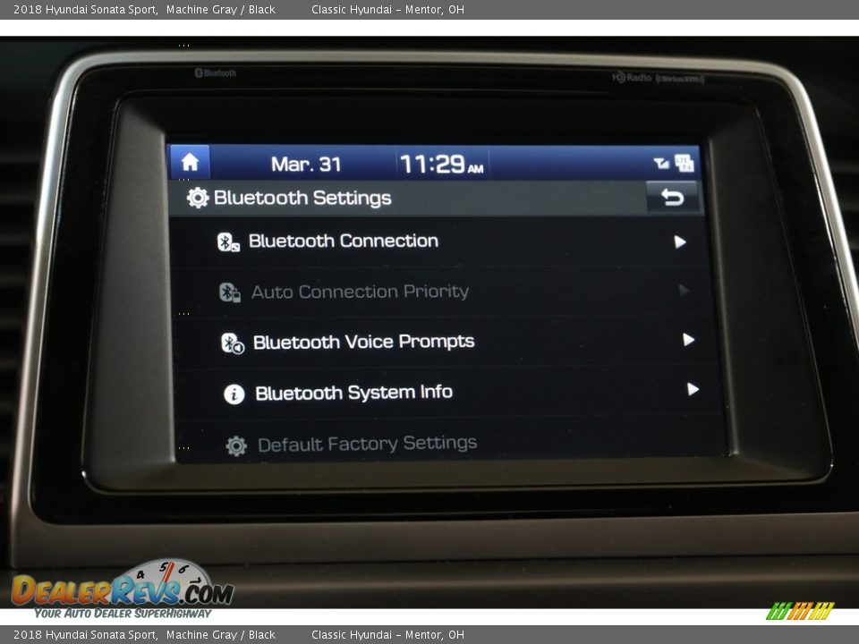 2018 Hyundai Sonata Sport Machine Gray / Black Photo #11