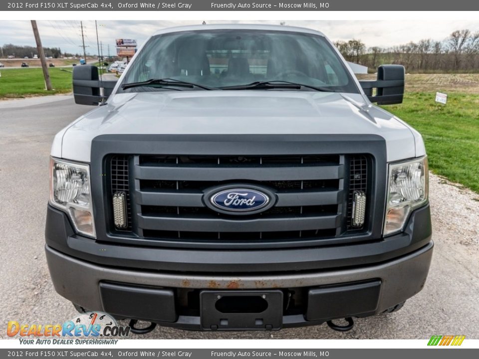 2012 Ford F150 XLT SuperCab 4x4 Oxford White / Steel Gray Photo #9