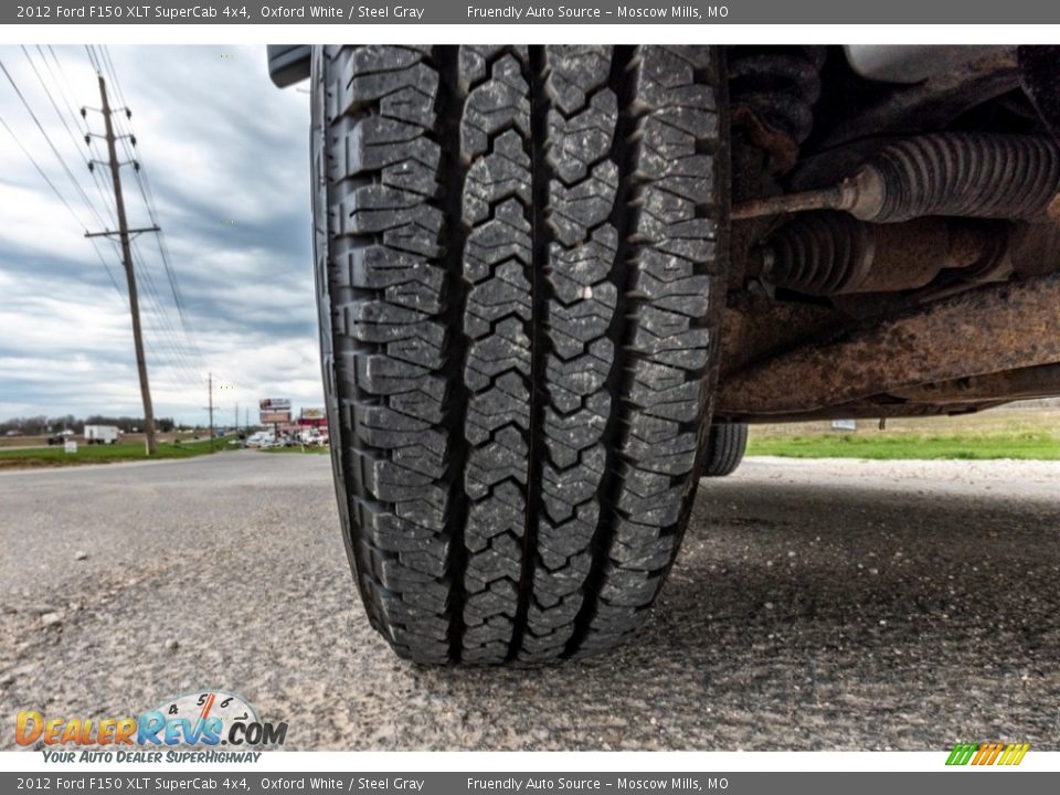 2012 Ford F150 XLT SuperCab 4x4 Oxford White / Steel Gray Photo #11