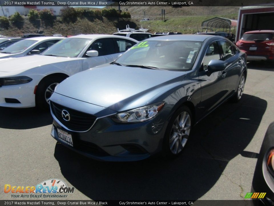 2017 Mazda Mazda6 Touring Deep Crystal Blue Mica / Black Photo #3