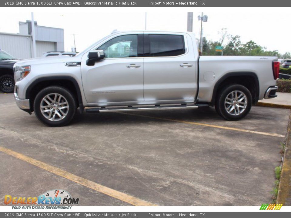 2019 GMC Sierra 1500 SLT Crew Cab 4WD Quicksilver Metallic / Jet Black Photo #5