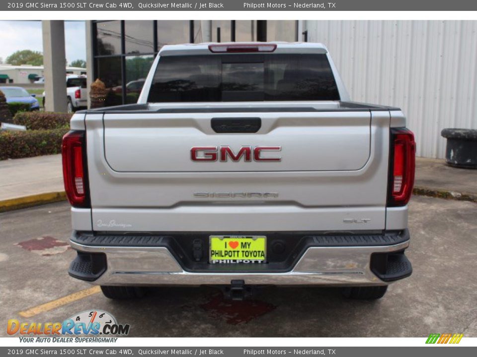 2019 GMC Sierra 1500 SLT Crew Cab 4WD Quicksilver Metallic / Jet Black Photo #7