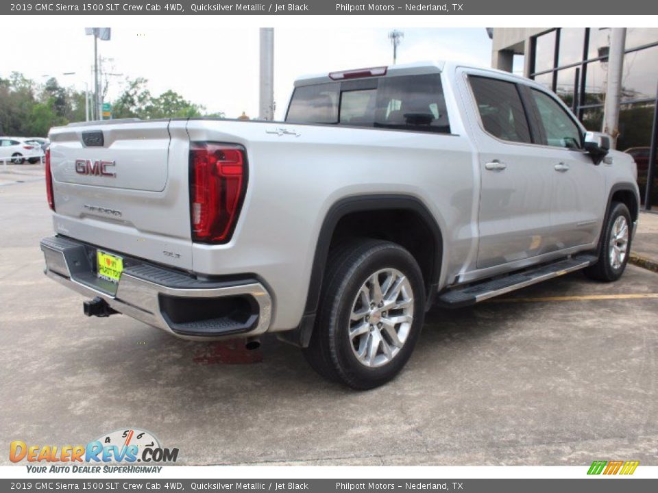 2019 GMC Sierra 1500 SLT Crew Cab 4WD Quicksilver Metallic / Jet Black Photo #8