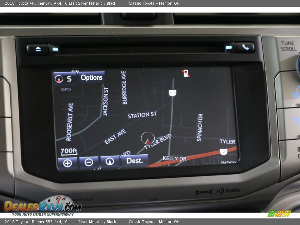 2018 Toyota 4Runner SR5 4x4 Classic Silver Metallic / Black Photo #10