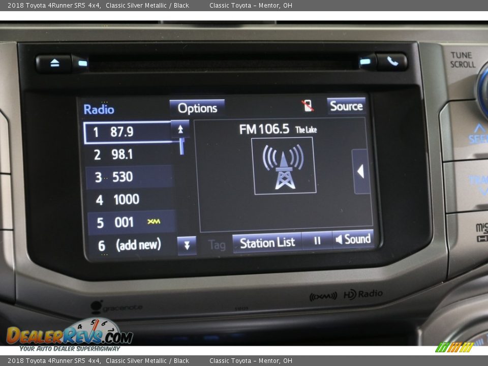 2018 Toyota 4Runner SR5 4x4 Classic Silver Metallic / Black Photo #11