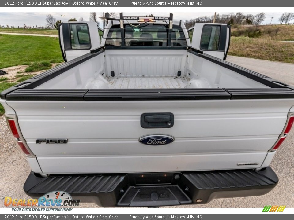 2012 Ford F150 XLT SuperCab 4x4 Oxford White / Steel Gray Photo #25