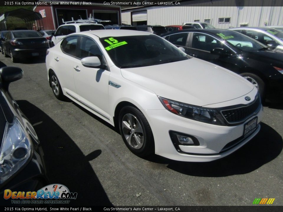 Front 3/4 View of 2015 Kia Optima Hybrid Photo #4