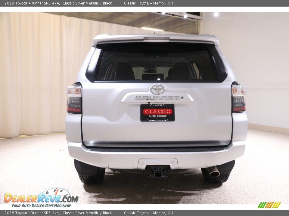 2018 Toyota 4Runner SR5 4x4 Classic Silver Metallic / Black Photo #21