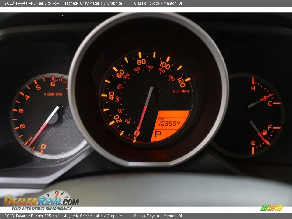 2013 Toyota 4Runner SR5 4x4 Magnetic Gray Metallic / Graphite Photo #8