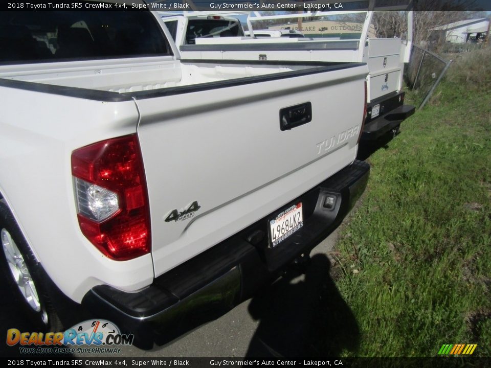 2018 Toyota Tundra SR5 CrewMax 4x4 Super White / Black Photo #5